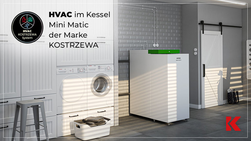 HVAC im Kessel MiniMatic der Marke KOSTRZEWA
