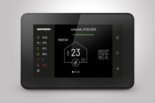 AUTOMATIK ECOMAX860-P4-O MIT FARBIGEM TOUCHSCREEN 2 IN 1 (KESSELPANEL = ZIMMERPANEL)